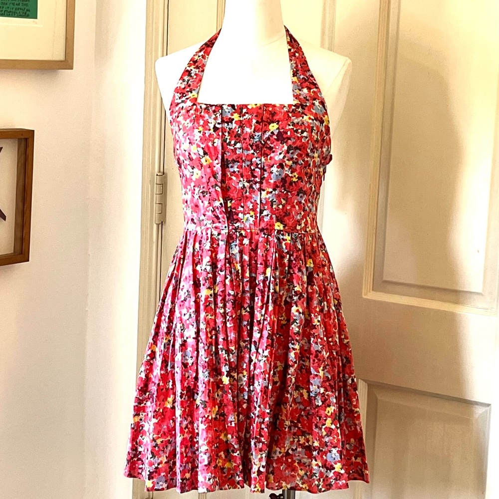 1990’s Armani Exchange Halter Pin-Up Dress.